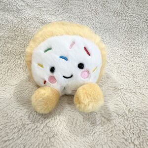 Aurora Palm Pals Yellow Sprinkled Donut Hole 4” Plush Stuffed Animals Beanbag